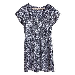 Goodthreads Navy Blue Ditzy Floral Dress NEW